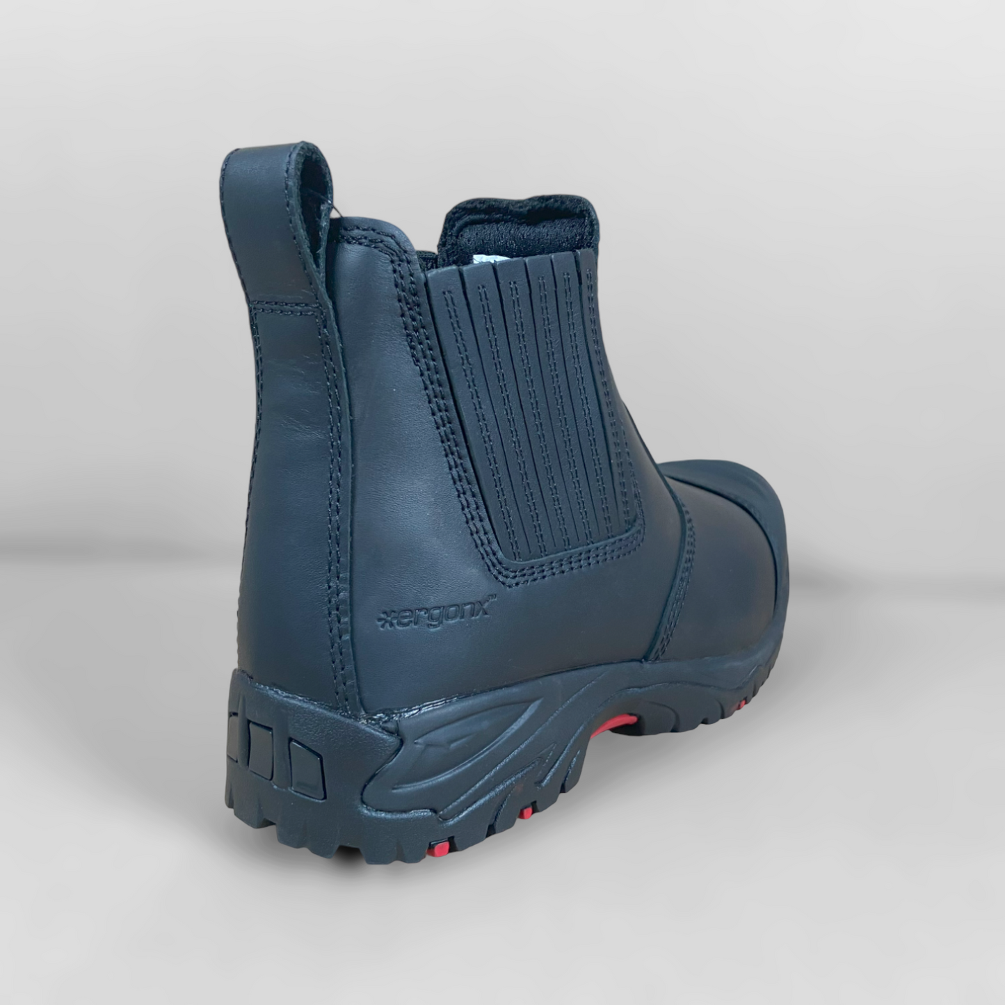 Ergonx Black Safety Boots Slip On (Hydrogen)