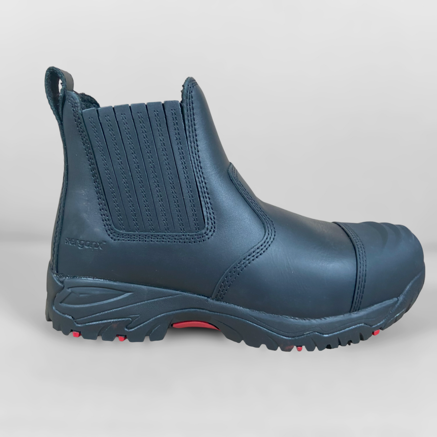 Ergonx Black Safety Boots Slip On (Hydrogen)
