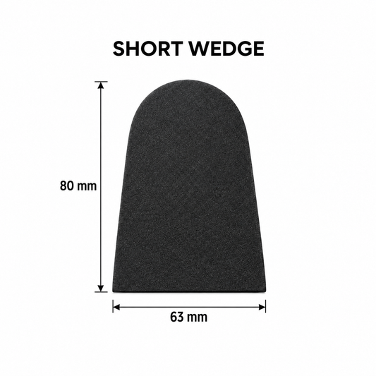 short wedge — top dimensions
