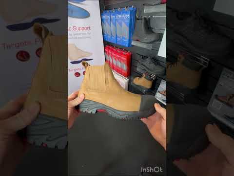 Ultimate Comfort & Safety Boots | Arch Support, Zip & Slip-On | Tan & Black #Footwear #SafetyBoots