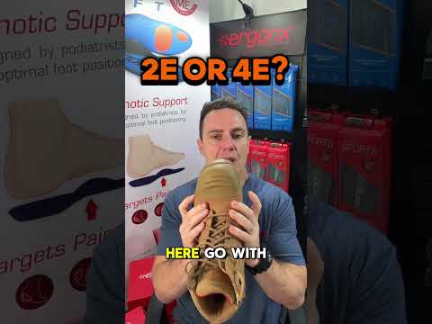 What’s the difference between 2E and 4E work boot widths? It all comes down to the width across the
