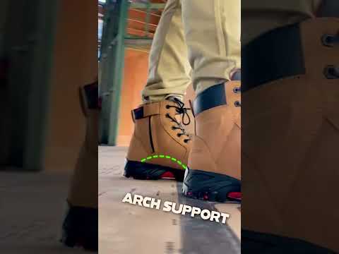 Arch Support Work Boots for Long Hours on the Job
