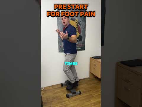 Pre-start foot pain routine (do this before every shift) 👇 If you’re getting heel pain, plantar