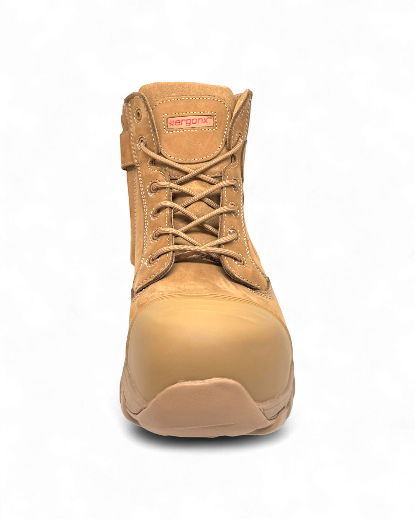 Ergonx All Tan Safety Boots Lace Up (Helium)