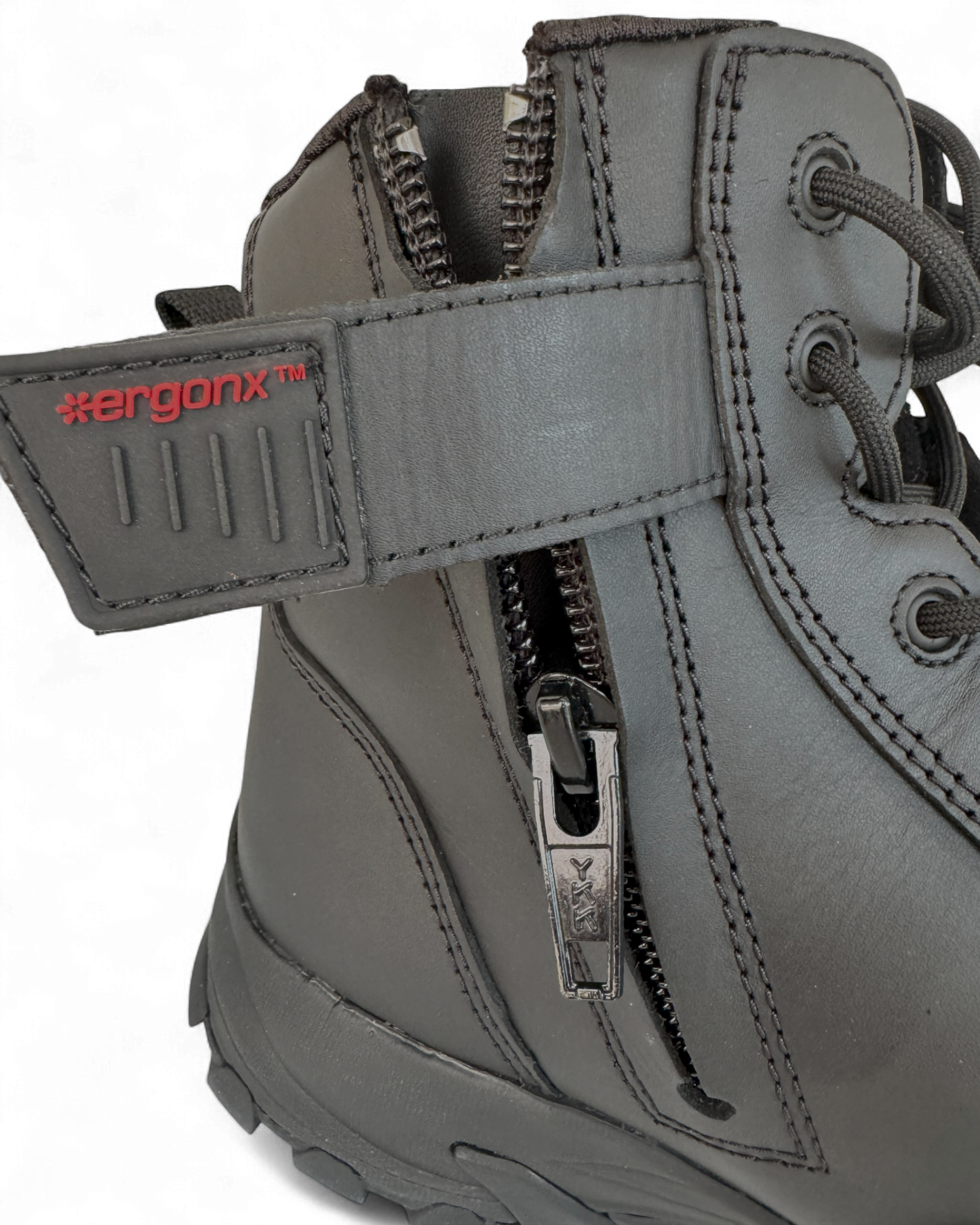 Ergonx Black Safety Boots Lace Up (Helium)
