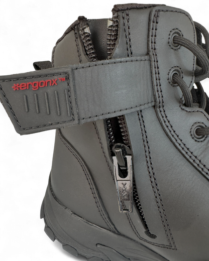 Ergonx Black Safety Boots Lace Up (Helium)