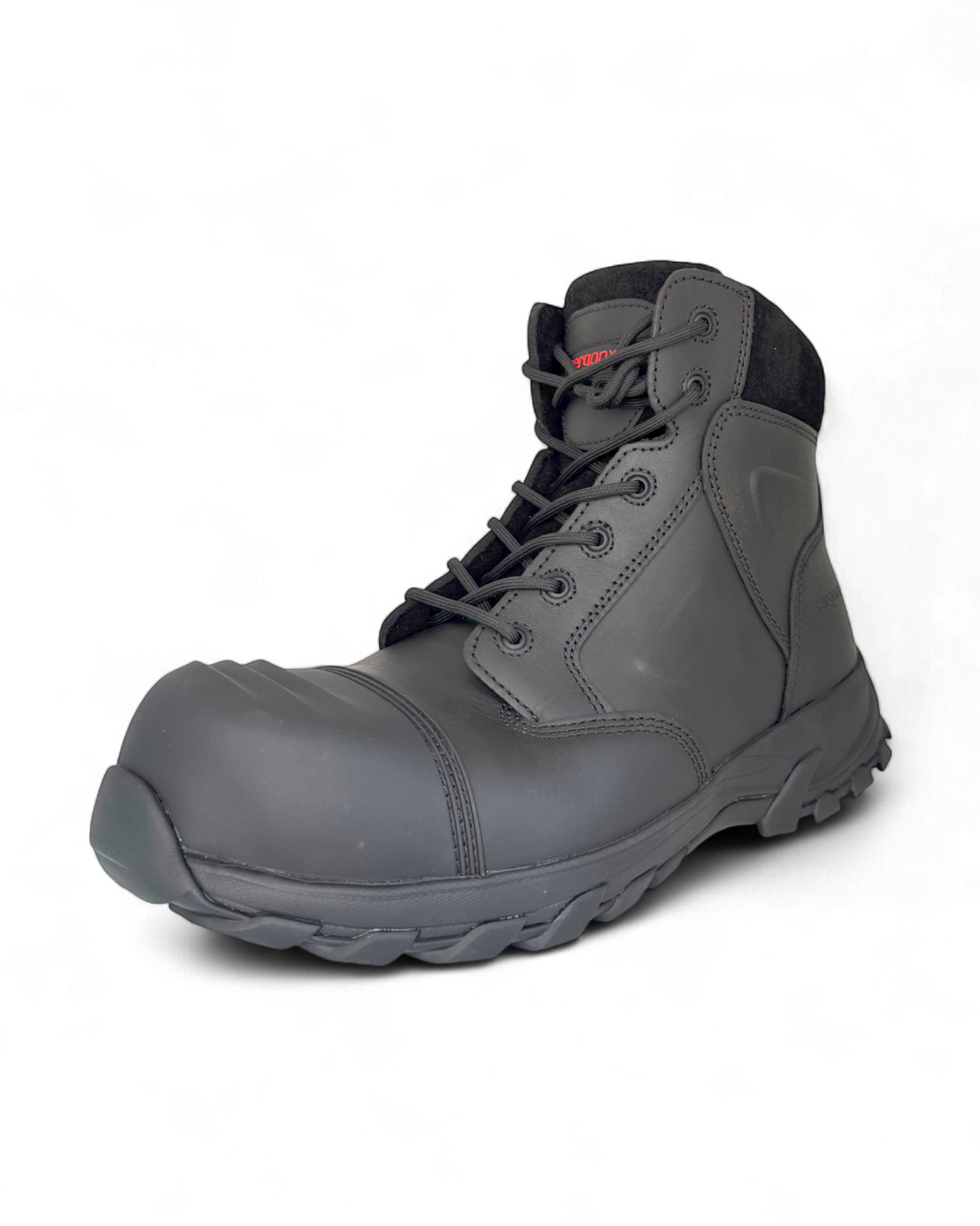 Ergonx Black Safety Boots Lace Up (Helium)
