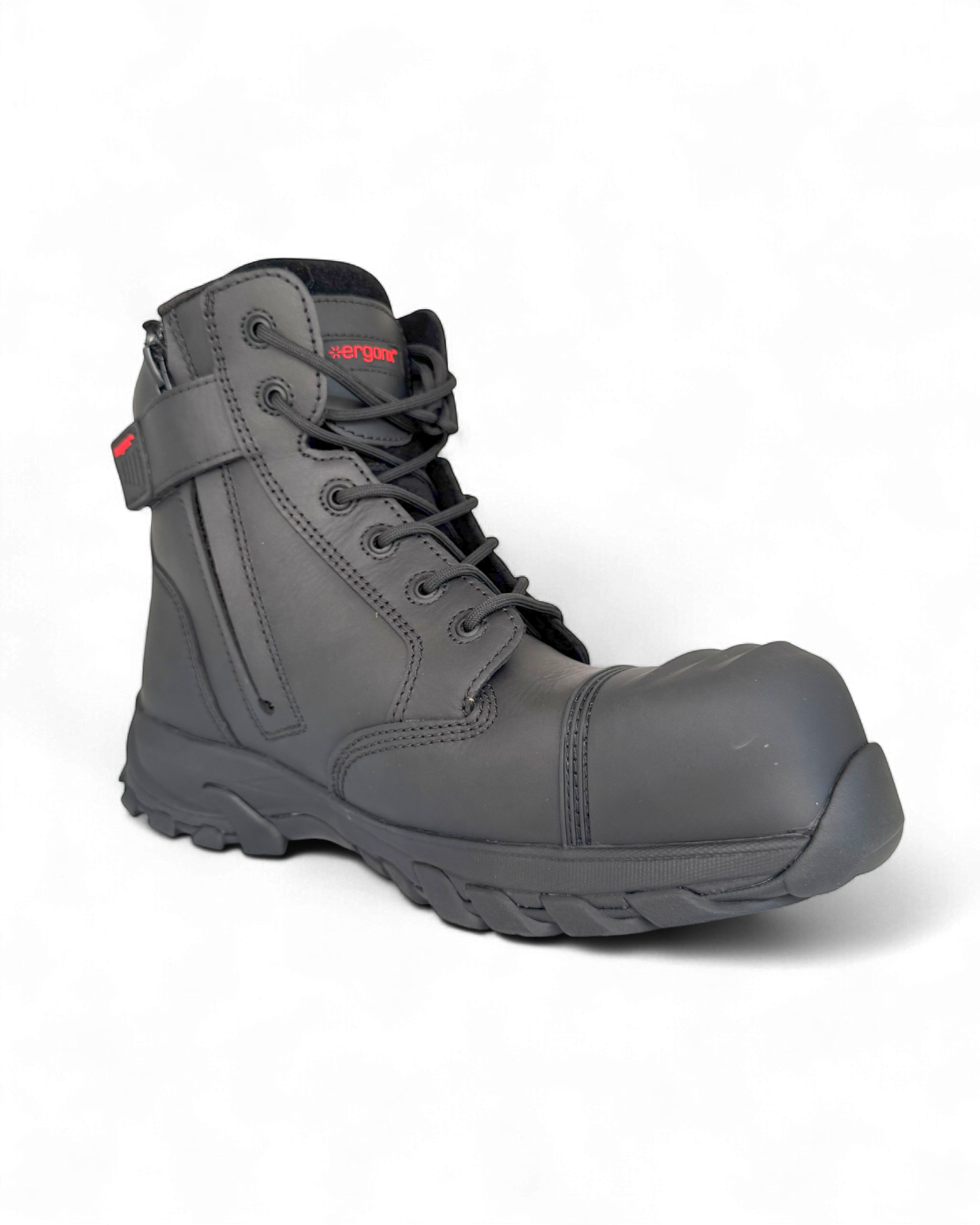 Ergonx Black Safety Boots Lace Up (Helium)