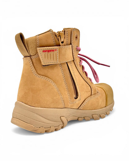 Ergonx Womens Work Boots All Tan (Helium)