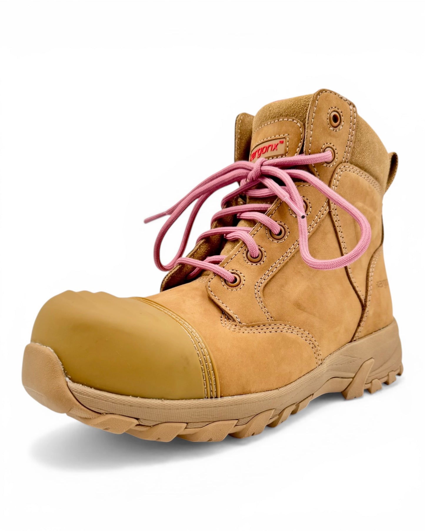 Ergonx Womens Work Boots All Tan (Helium)