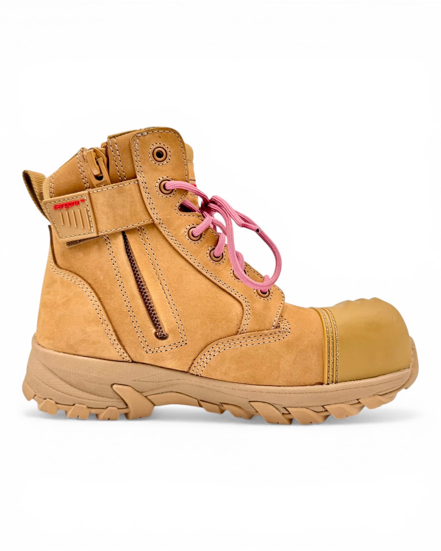 Ergonx Womens Work Boots All Tan (Helium)