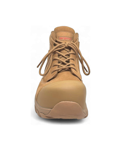 Ergonx All Tan Low Cut Safety Boots Lace Up (Helium)