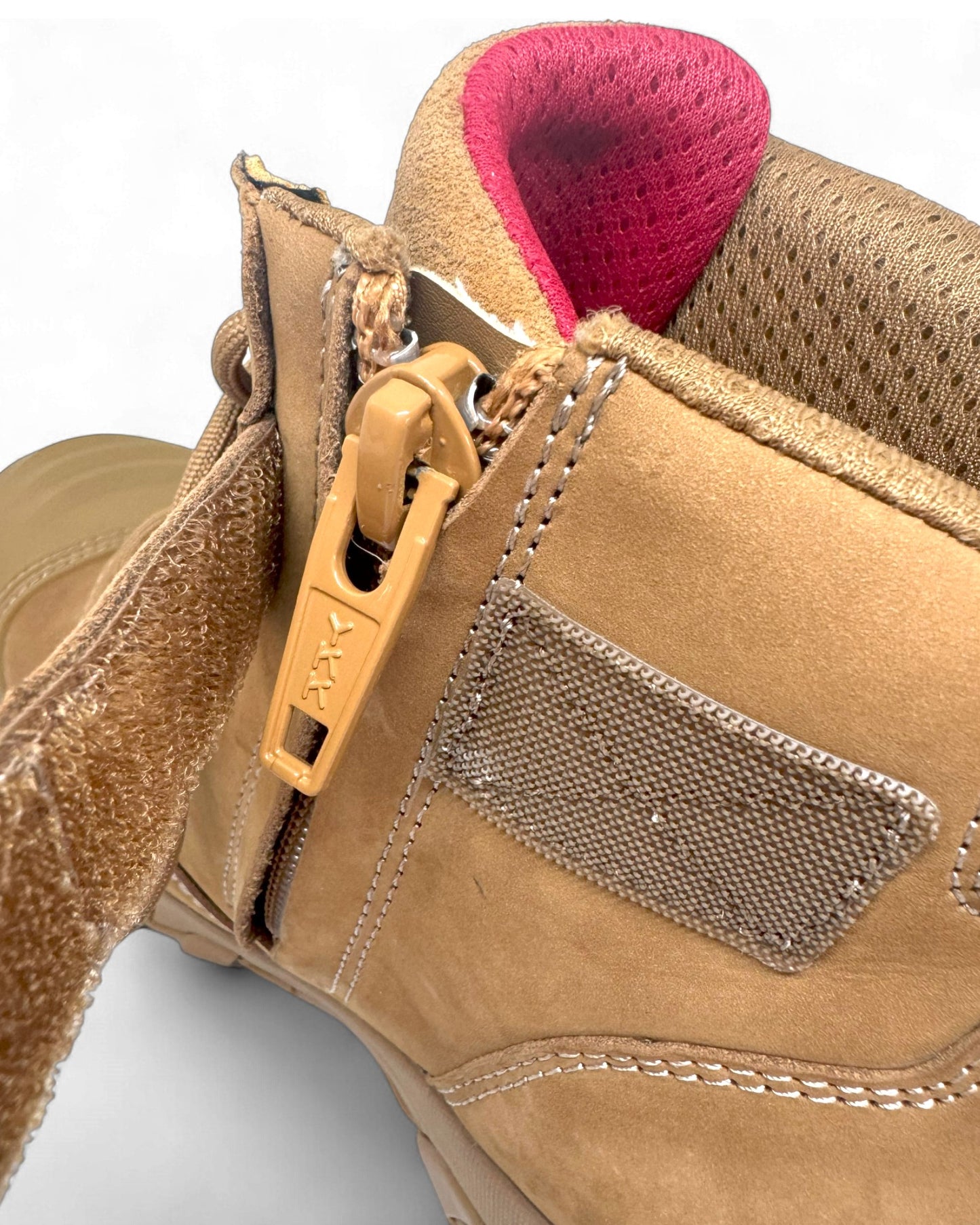 Ergonx All Tan Low Cut Safety Boots Lace Up (Helium)