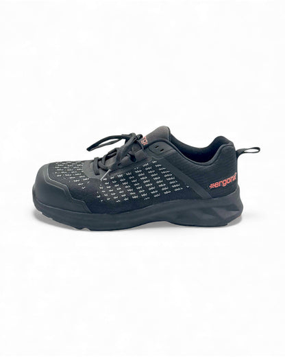 Ergonx Orthotic Safety Shoe Lace Up (LITHIUM) Black — product detail