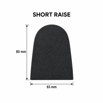 short raise — top dimensions