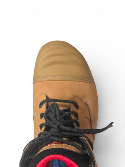 Ergonx Safety Boots Lace Up (Helium) Tan Toe